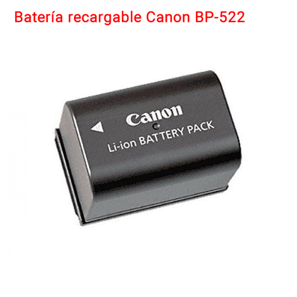 Batería recargable Canon BP-522